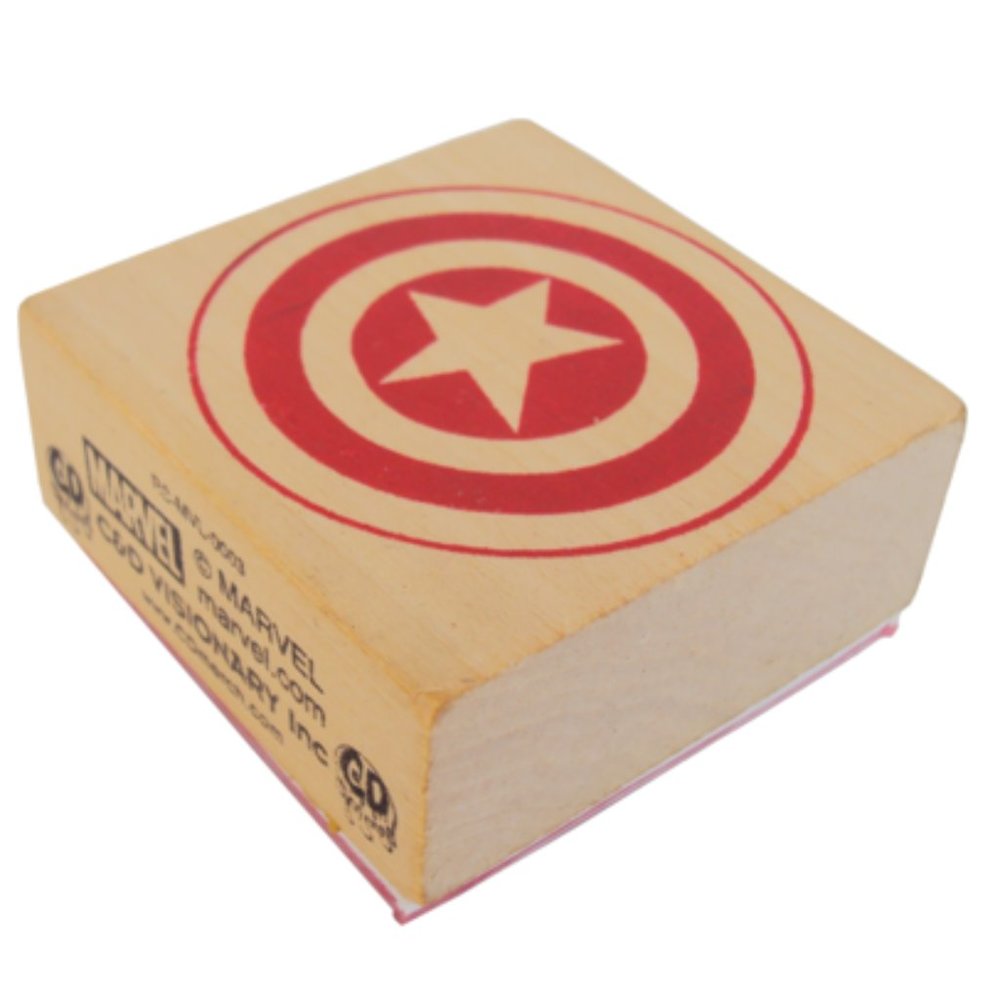 Marvel - Captain America - 2" Rubber Stamp
